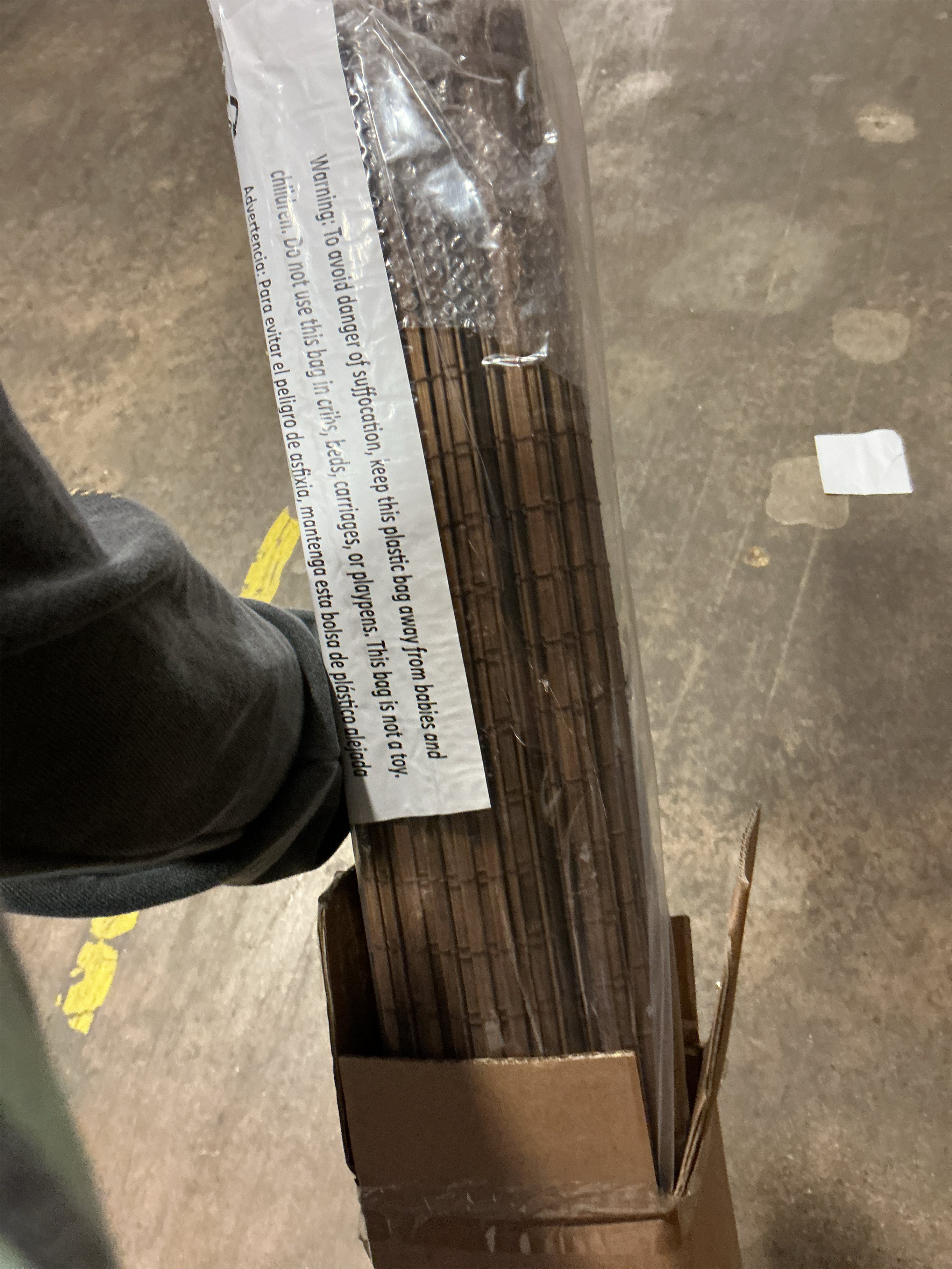 LazBlinds Cordless Bamboo Roman Shades, Privacy Blinds for Interior Windows, Room Darkening Roll Up Bamboo Blinds for Home & Patio, 30 W x 64 H, Highfield Teak