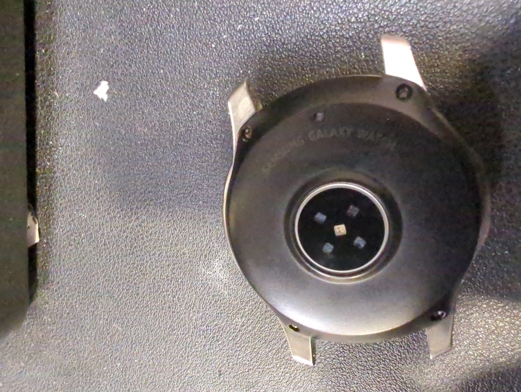 Samsung Galaxy Mens Multi-Function Black Smart Watch-Sm-R800nzsaxar