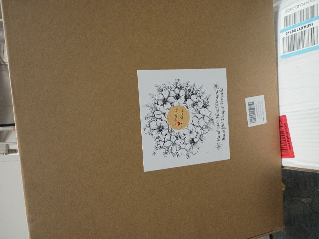 30inch Christmas Wreath, Artificial Winter Wreaths for Front Door with Bell Pinecone Berries for Outdoor Indoor Wall Tree Table Farmhouse Holiday Wedding Birthday Party Decorations