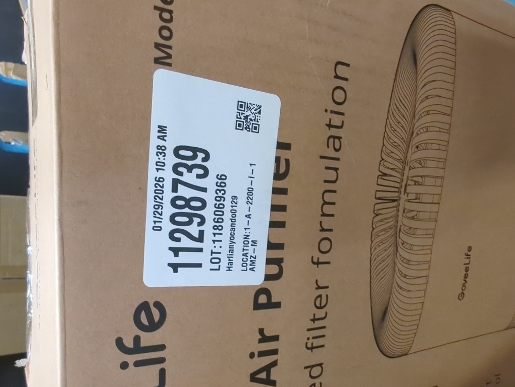 GoveeLife Smart Air Purifier for Home Large Room Up to 1524 sq.ft.with Washable Filter, Integrated PM 2.5 Air Quality Sensor,WiFi, Air Purifier for Smoke, Wildfire, Pet Hair,24dB, White