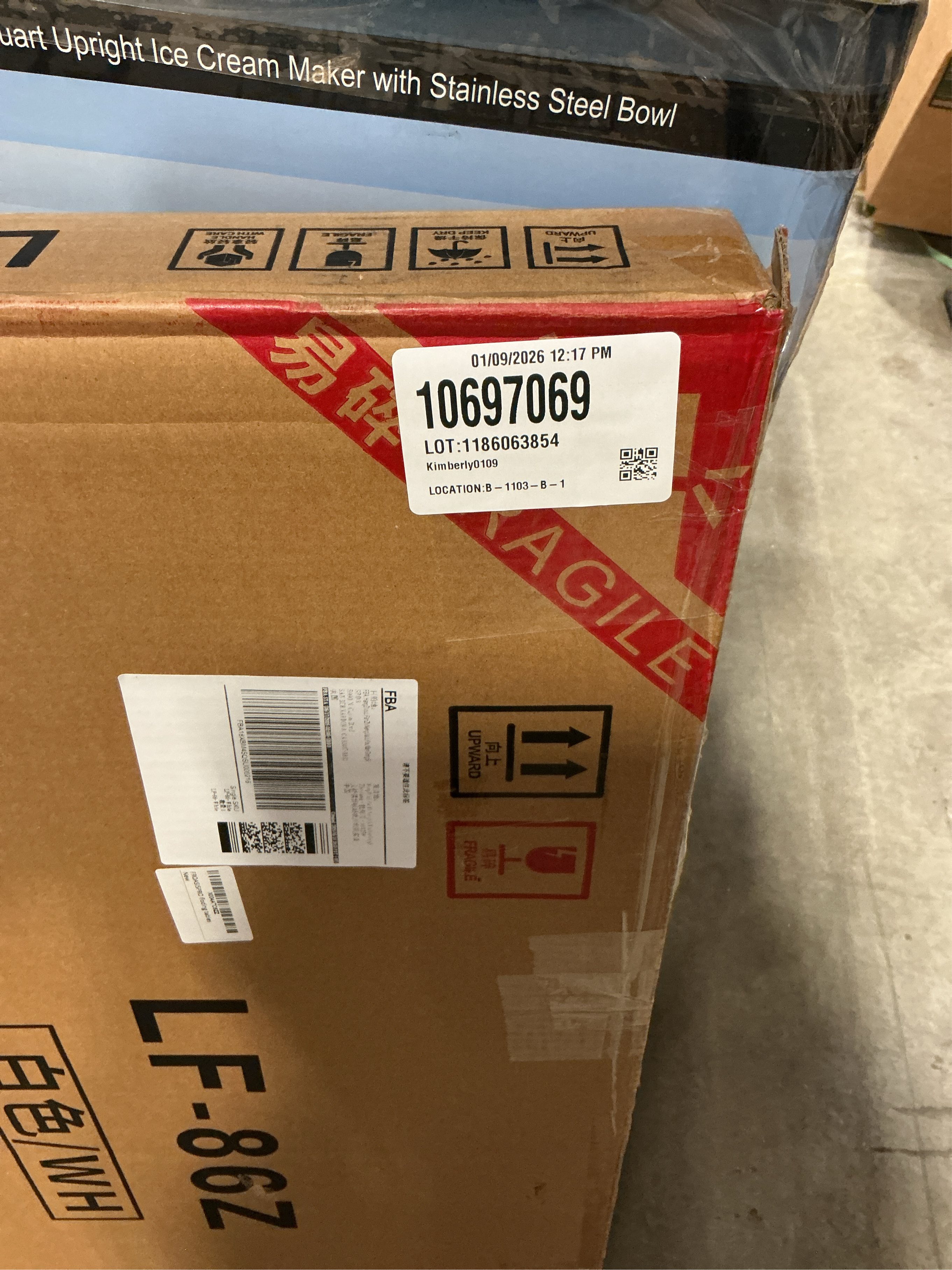 34 Square Folding Card Table, Plastic Folding Tables, Portable Fold Up Table w/Handle, Bearing 330 Lbs, Indoor and Outdoor Bi-Folding Table for Picnic, Party, Camping, Grey Woodgrain