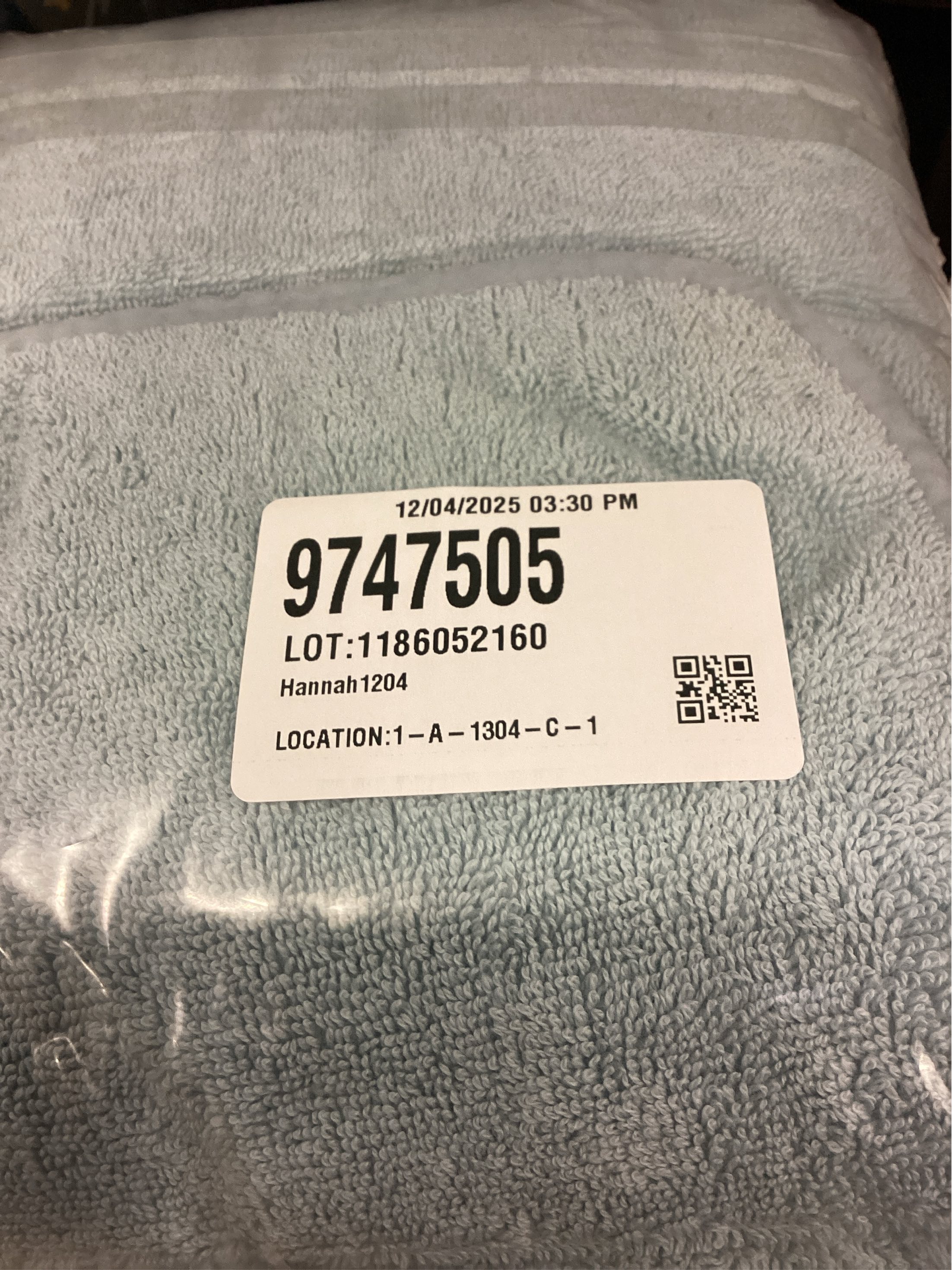 Haven Turkish Cotton Hand Towel in Celestial Blue 6 Pack