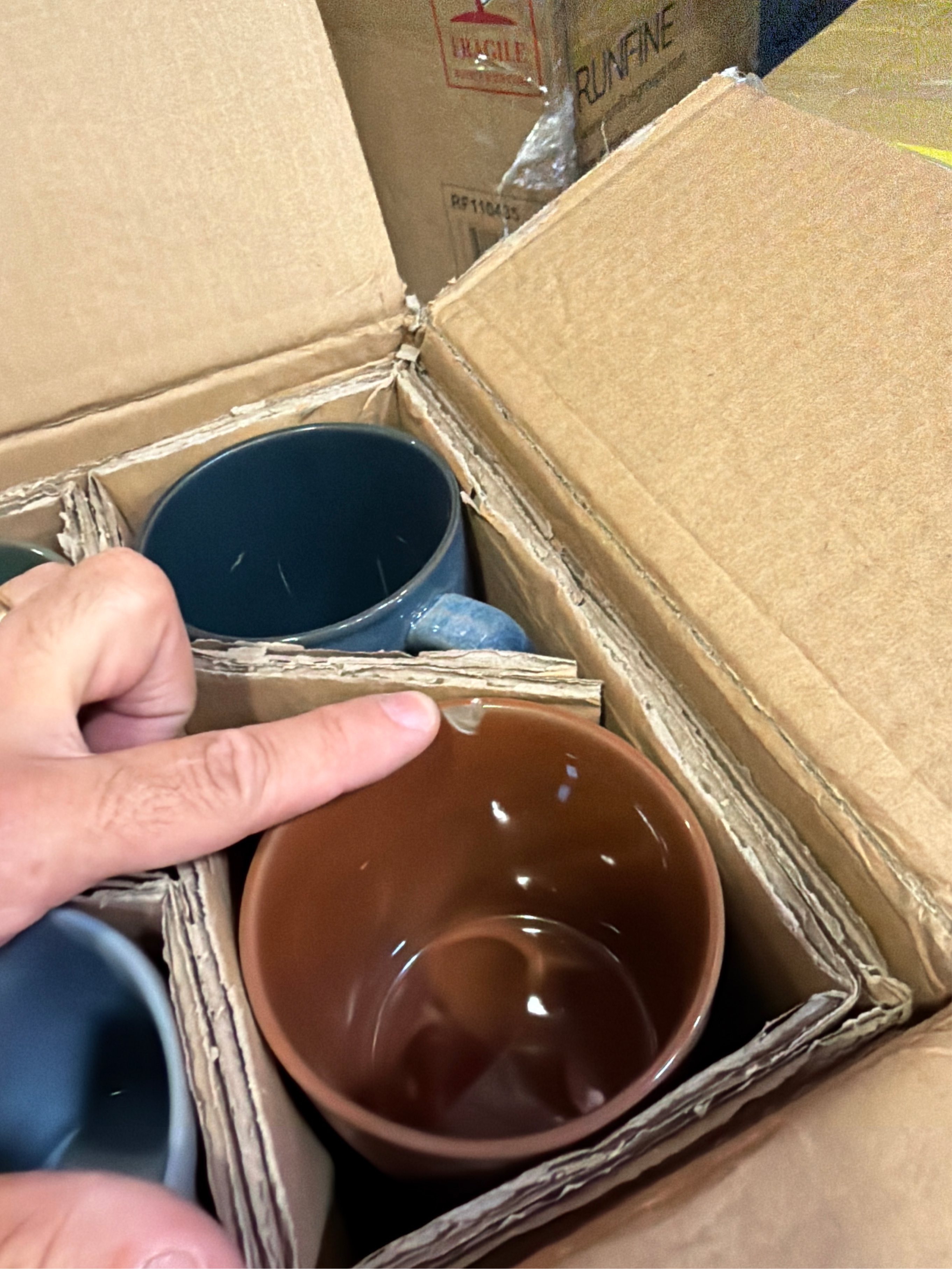 Mr. Coffee Dorsey 4 Piece Assorted Color Mug Set