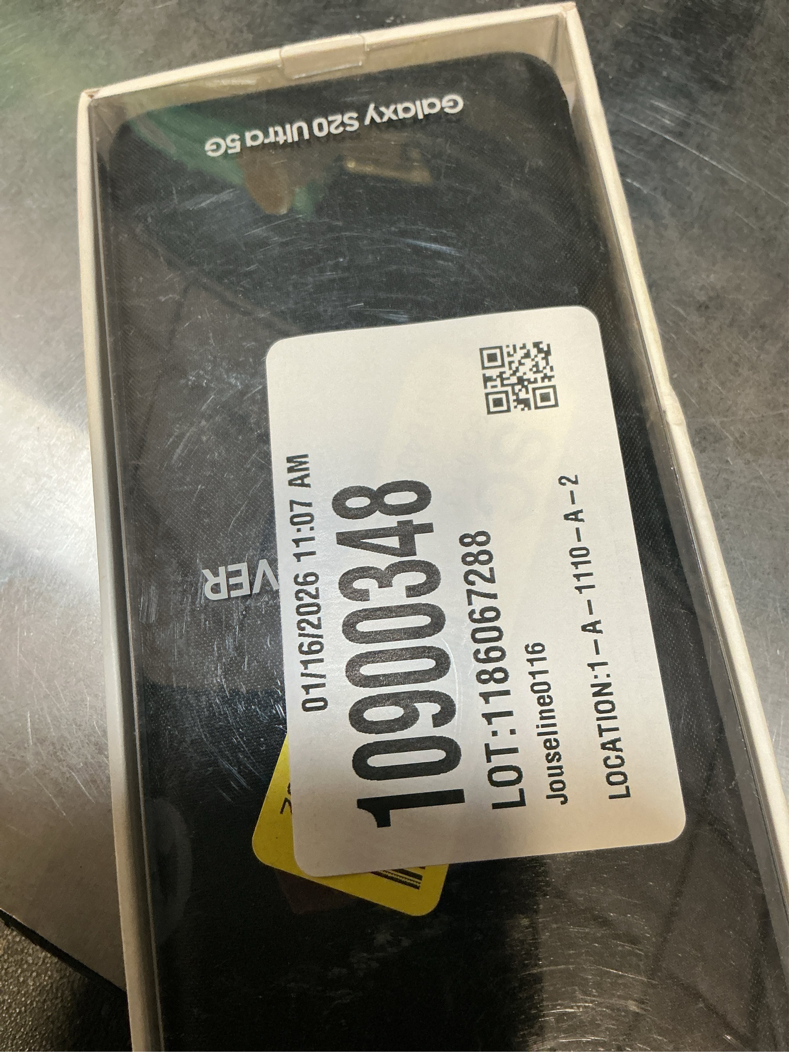 Samsung LED Wallet Cover EF-NG988 - Flip cover for cell phone - black - for Galaxy S20 Ultra, S20 Ultra 5G