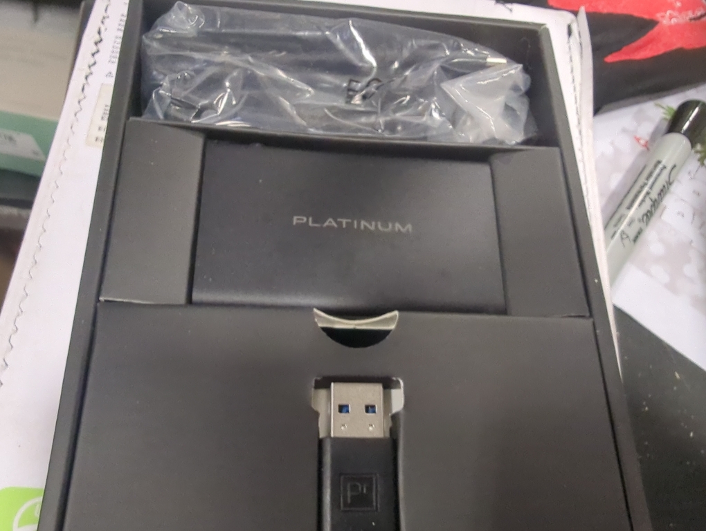 Platinum - USB 3.2 Gen 1 SD, MicroSD, CF 3 Slot Memory Card Reader - Black