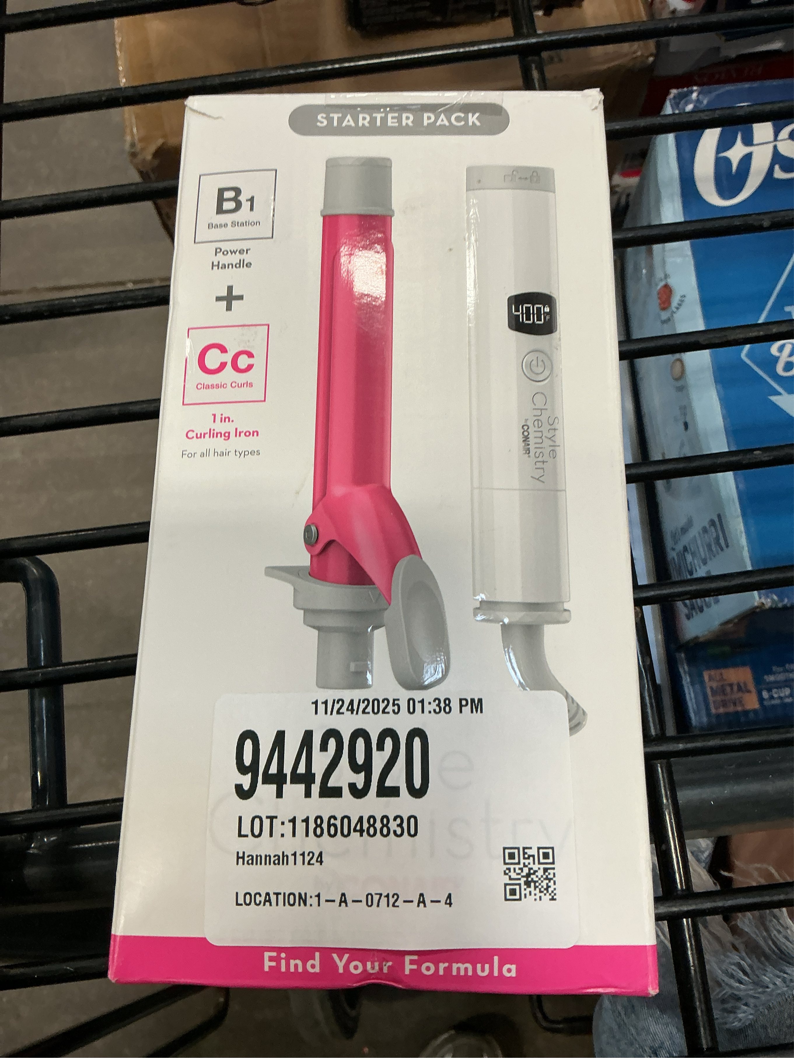 Conair Style Chemistry Starter Kit - Power Handle   Curling Iron - 1