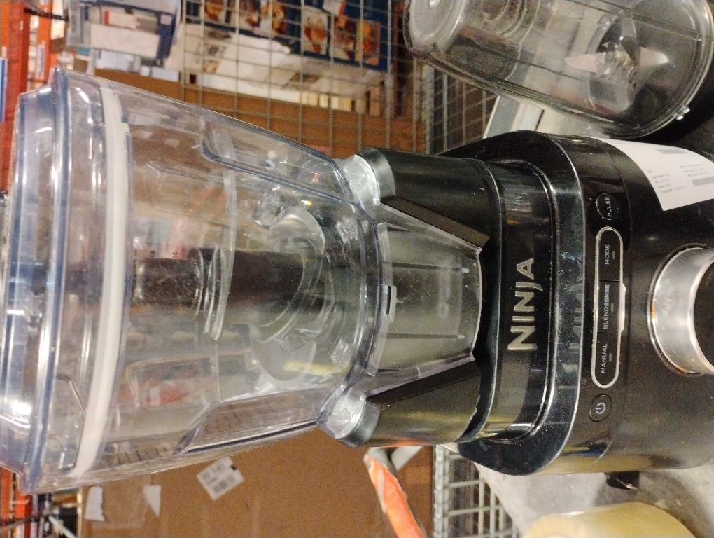 Ninja Kitchen System | All-in-One Food Processor & Blender | With 8-Cup Bowl & (1) 24 oz. To-Go Cup | For Smoothies, Cookie Dough, Salsas, Cole Slaw & More | 1800 Watt | Black | TB401