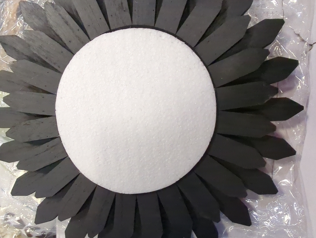 Honiway Black Wall Decor Wall Mirror 12 inch Boho Wall Decor Wood Decorative Mirror for Room Decor Home Decor for Bedroom Living Room Bathroom Kitchen Black