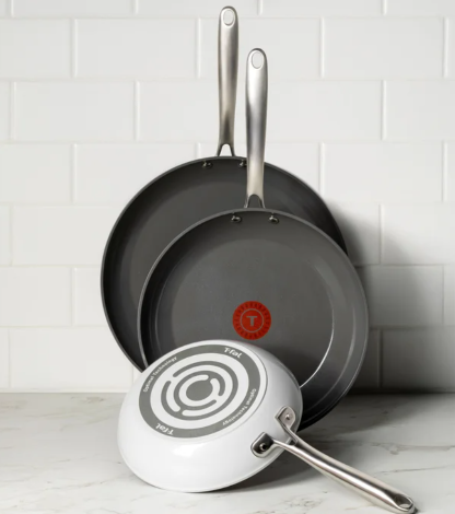 T-fal Ceramic Non-Stick Frypan Set, 3-piece
