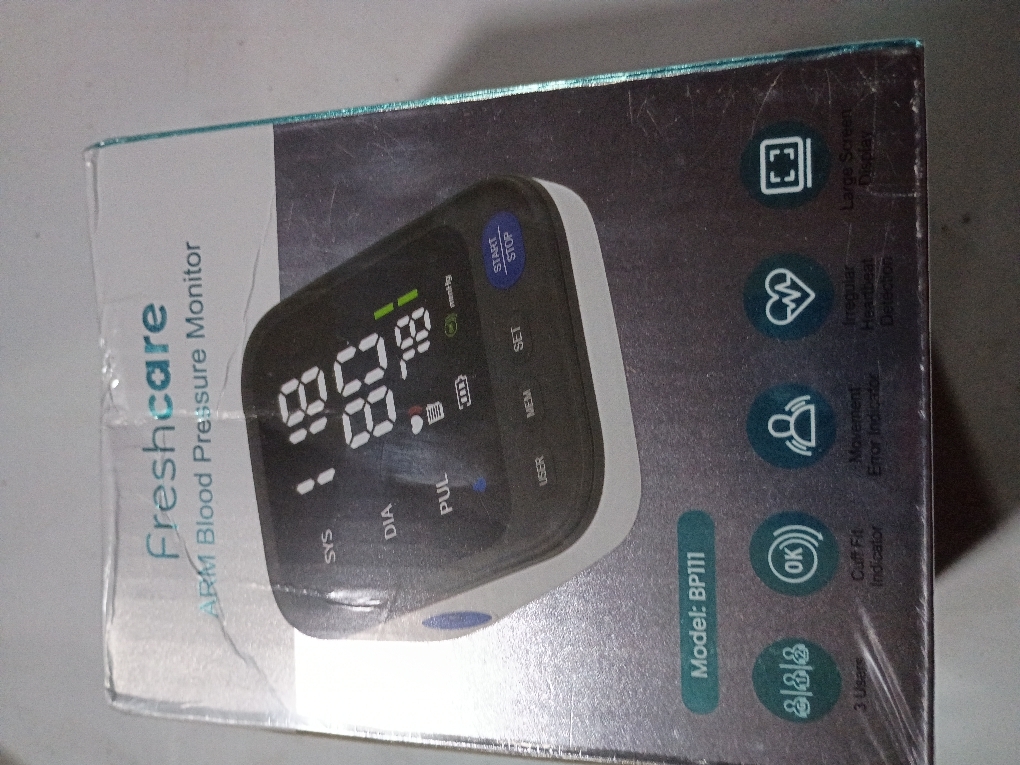 Blood Pressure Machine, Automatic Upper Arm Blood Pressure Monitor with 2x199 Readout, 4.5 Inch Backlit Large Screen Adjustable Large Cuff 9 to 17 Inches - Arrhythmia and Home Hypertension Detector