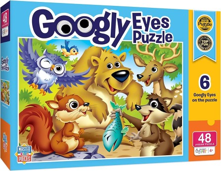 Googly Eyes - Woodland Animals 48 Piece Jigsaw Puzzle MasterPieces