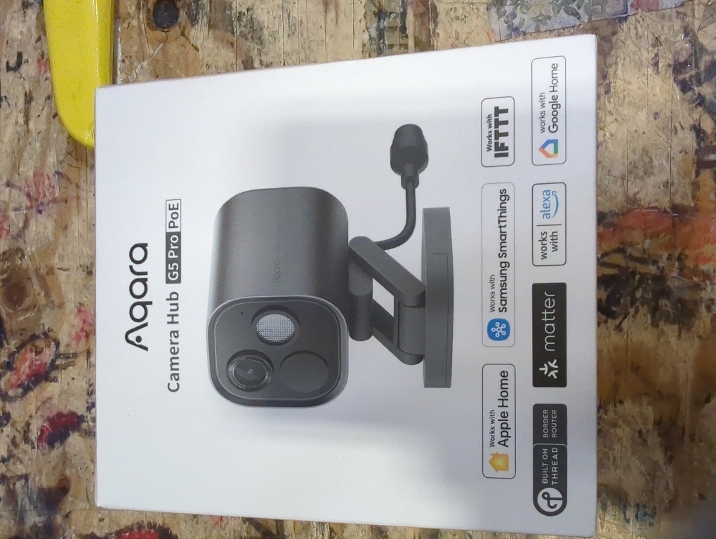 Aqara 4MP Camera Hub G5 Pro WiFi, True Color Night Vision Security Camera Outdoor, 2.4/5Ghz WiFi, HomeKit Secure Video, Thread Border Router, Local Detection, Thread/Zigbee, Supports Alexa,Google Home