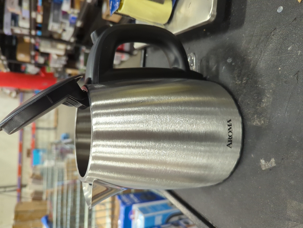 Aroma 1L Electric Water Kettle - Stainless Steel