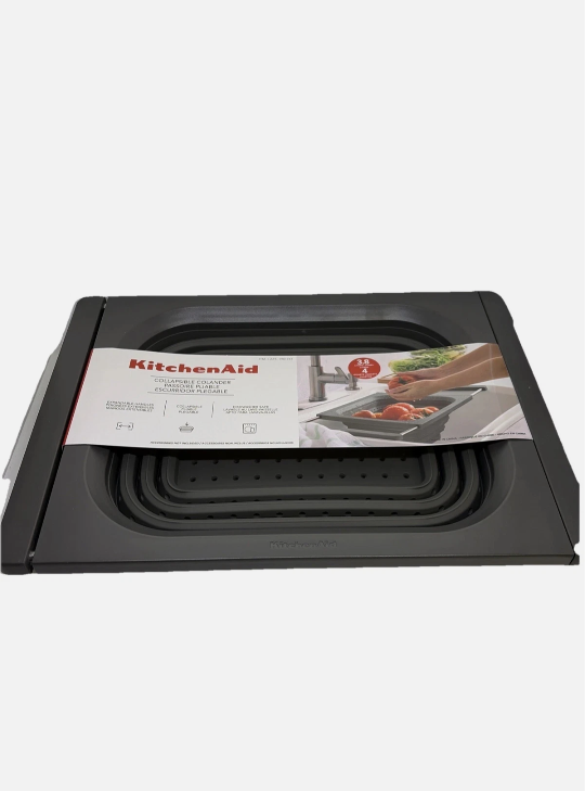 KitchenAid | Colander Strainer Large Capacity Gray Collapsible NEW