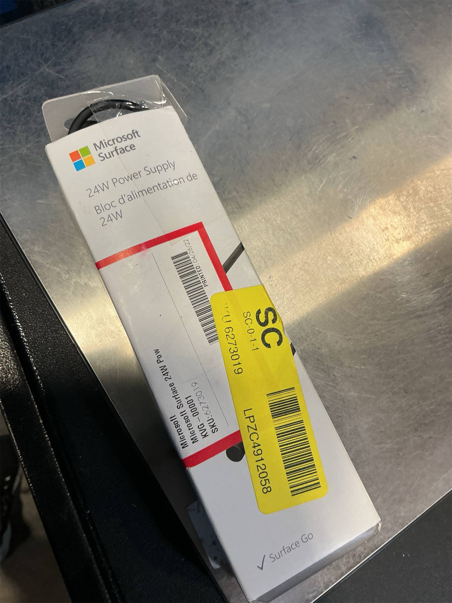 Microsoft Surface Power Supply 24W and Power Adapter Non Retail Packaging