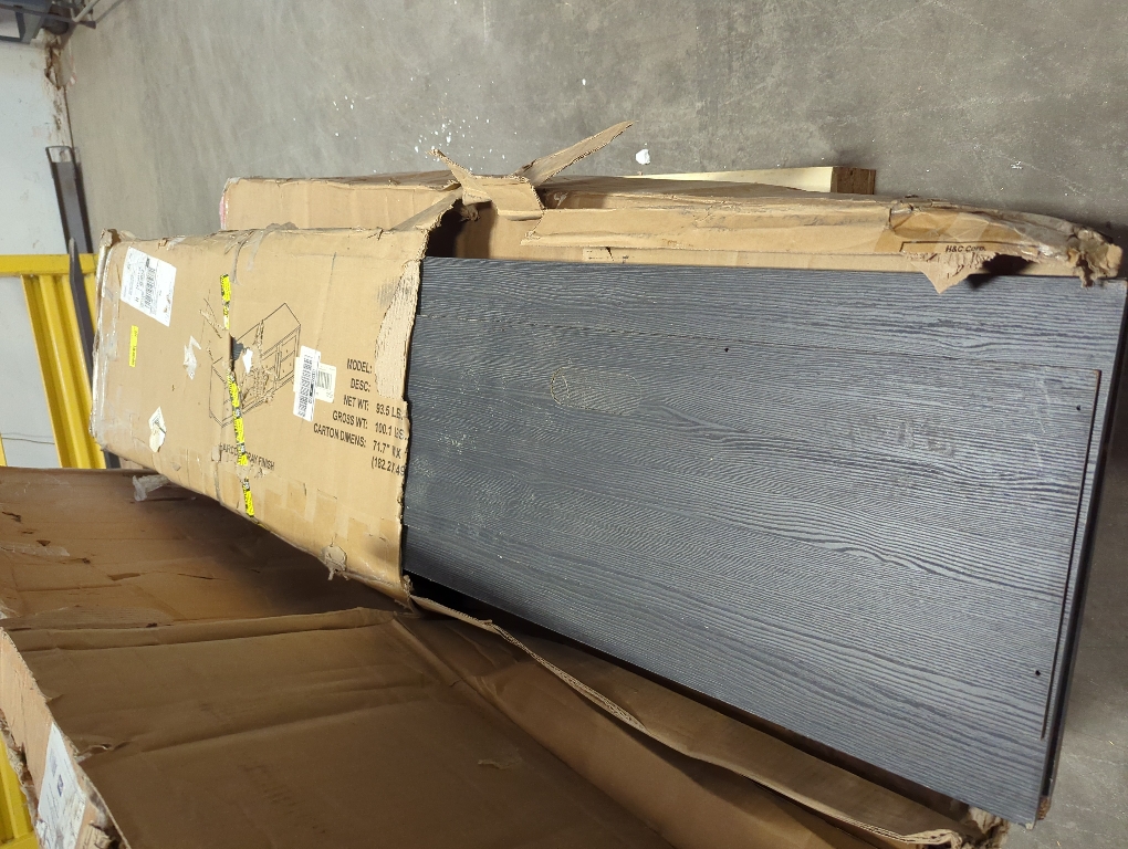 Quincy 68 in. Charcoal Gray TV Stand Fits TV's up to 75 in.