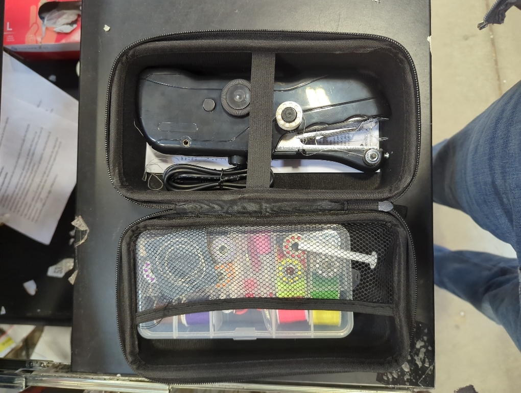 Handheld Sewing Machine for Beginners - Portable Cordless Mini Sewing Machine, Complete Sewing Kit & Accessories - Easy Electric Stitching for Home, Travel & DIY Repairs, Black