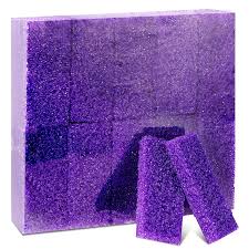 Purple Disposable Foot Scrubber Sponge Pads