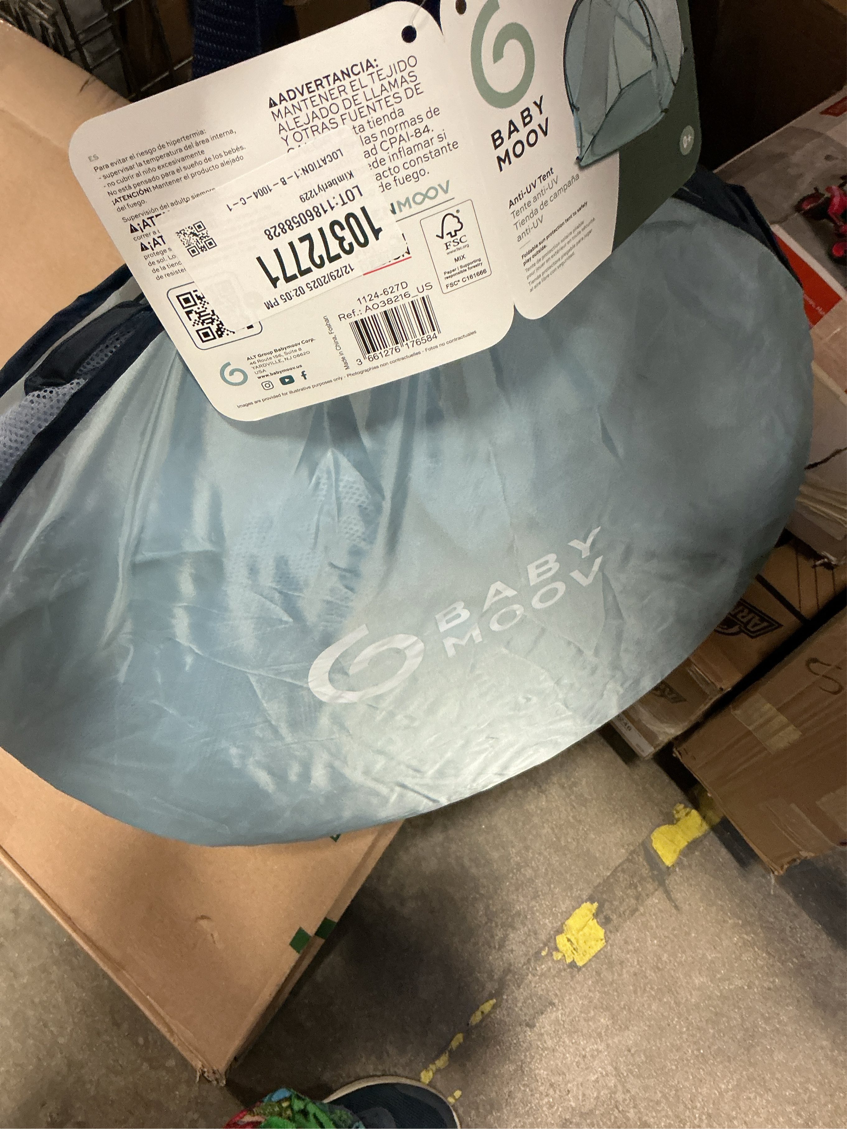 Babymoov Baby Anti-UV tent Blue Waves - Blue