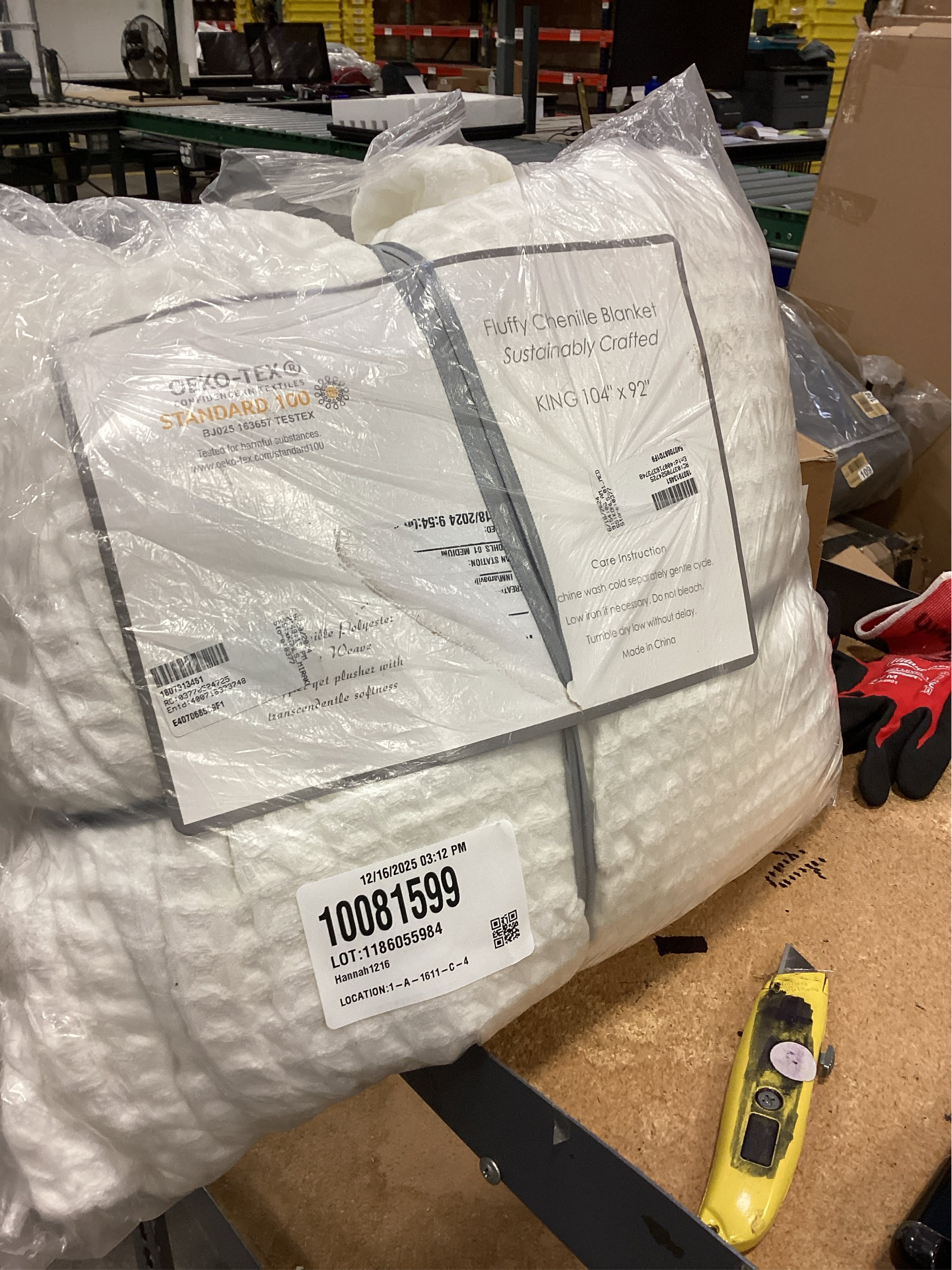 100% Cotton Waffle Weave Bed Blanket | Soft, Breathable, and Lightweight Blanket for All-Season | Perfect for Layering King, White)