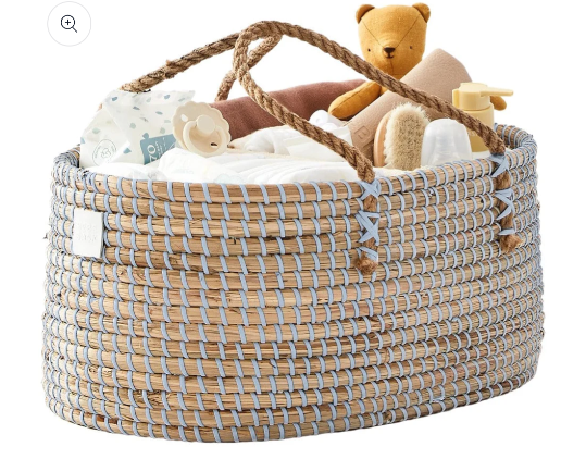 BEBE BASK LILY Diaper Caddy - Dove