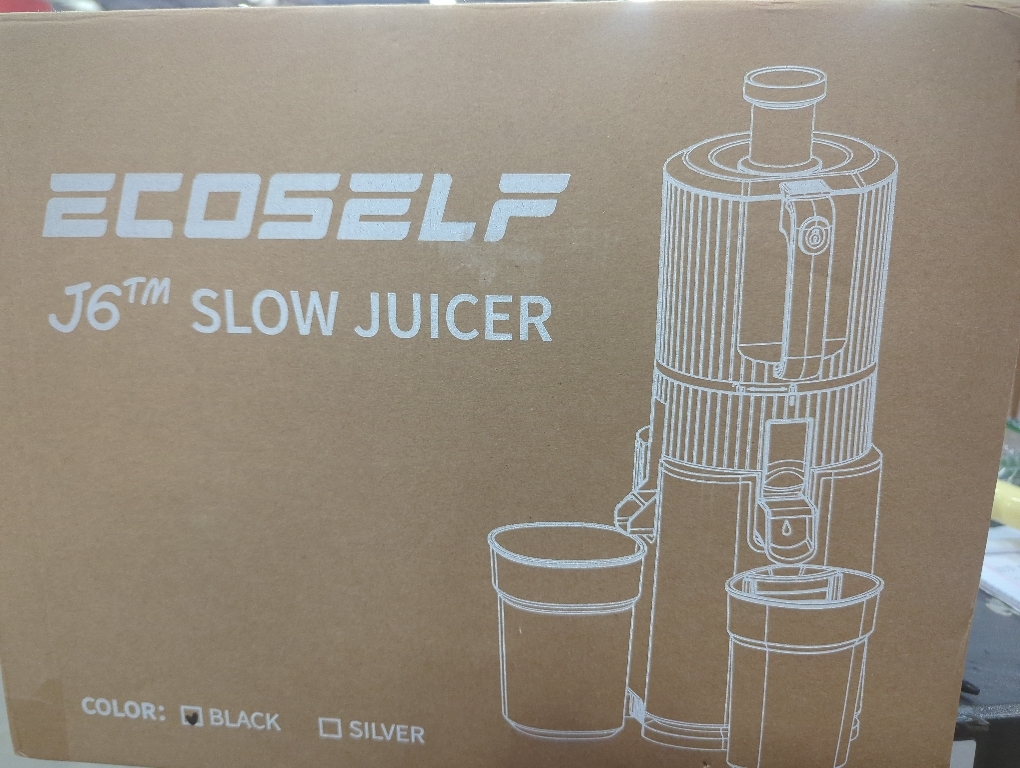 ECOSELF 3-in-1 Cold Press Juicer Machines, 6.0 Feed Chute, 100oz Capacity