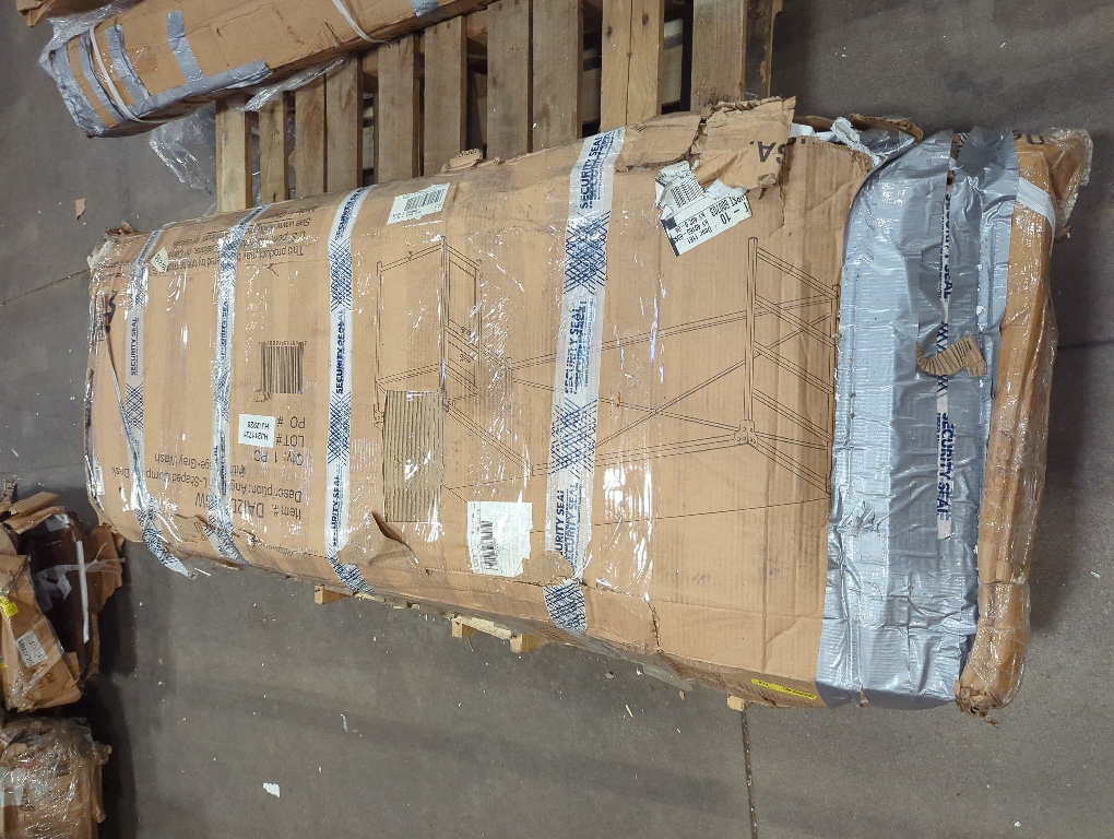 Angle Iron L-Shaped Computer Desk with Storage in Gray Wash