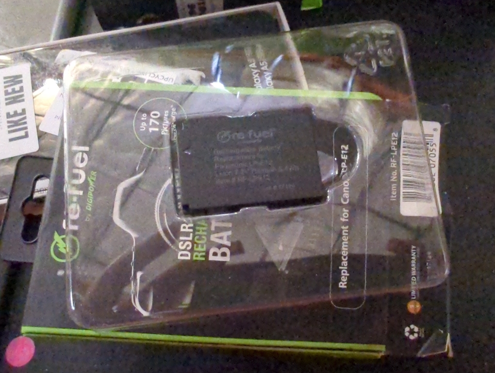 Digipower - Re-Fuel Rechargeable Lithium-Ion Replacement Battery for Canon LP-E12