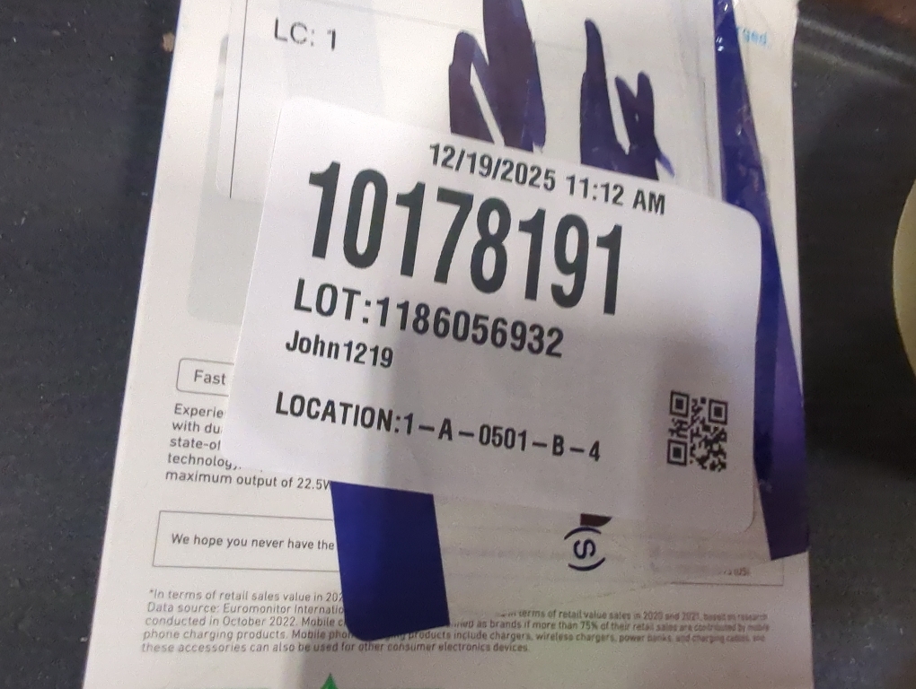 Anker - Nano Power Bank with Built-in Foldable USB-C Connector - Black