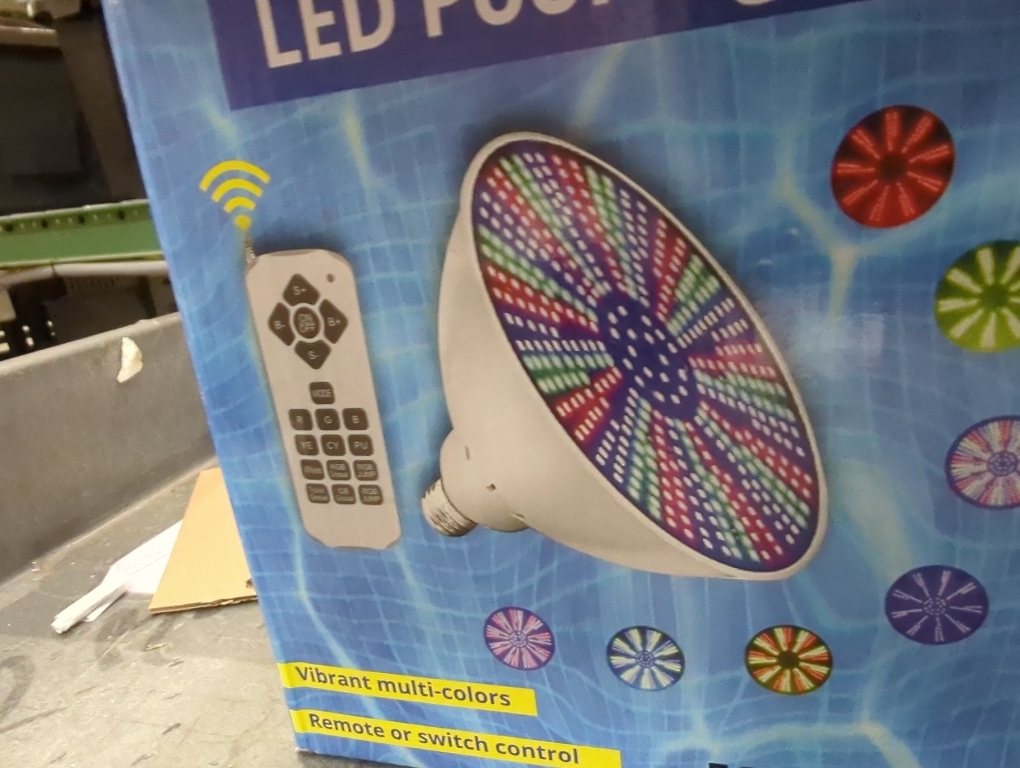 12V 50W LED Color Changing Pool Lights for Inground Pool, Swimming Pool Light Bulb with Remote,