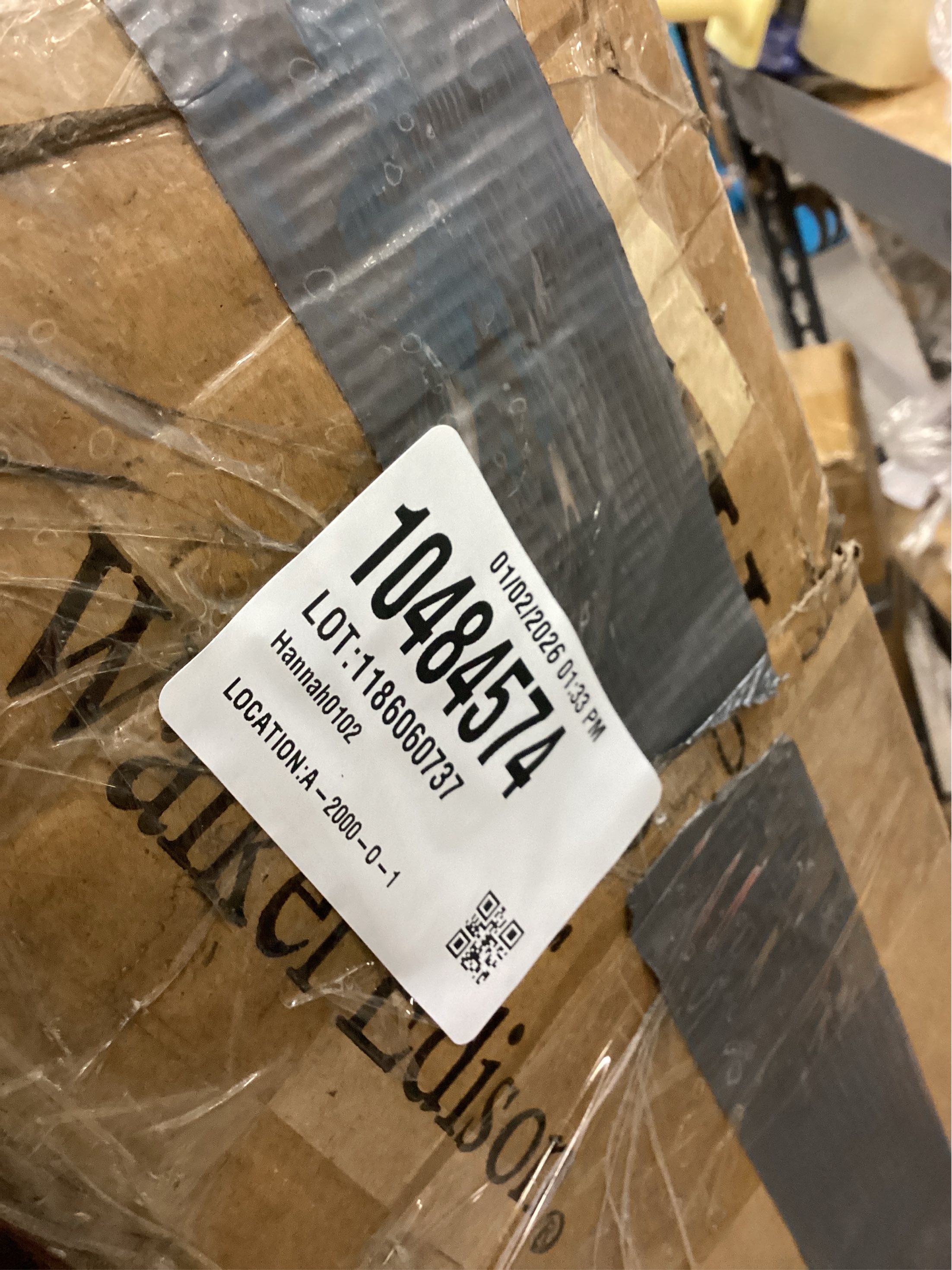 Cortez 44 in. Black Composite TV Stand 48 in. with Doors