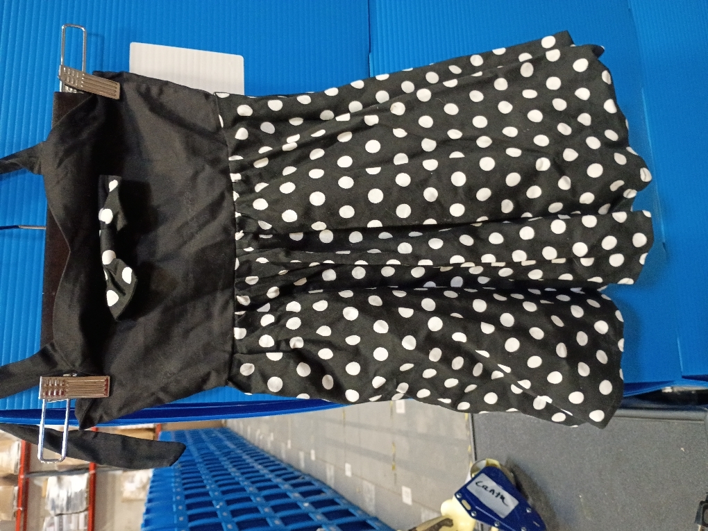 Kids 50s Sweetheart Vintage Flower Swing Straps Prom Dress with Polka Dots 3-11Years