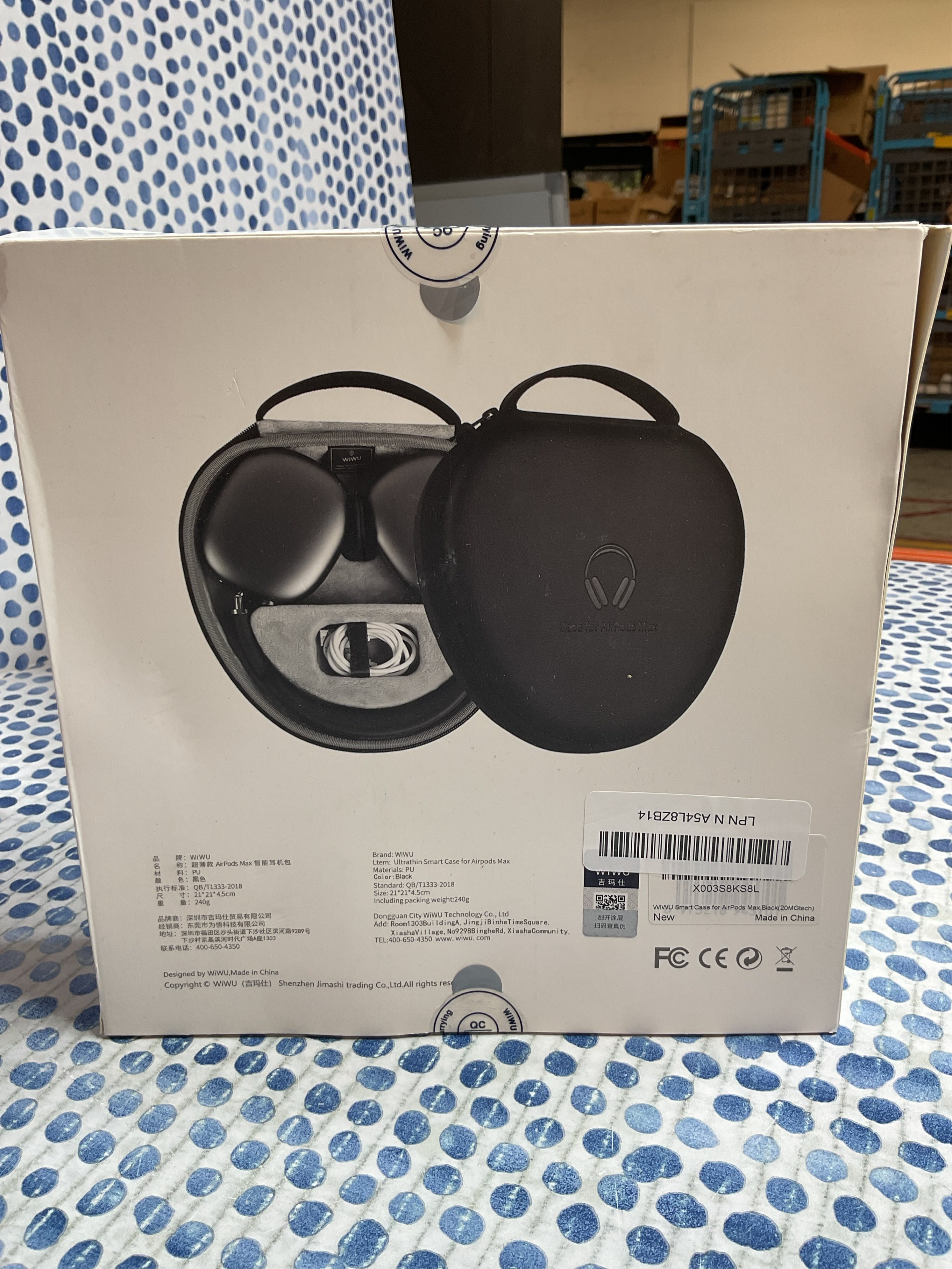 For Apple AirPods Max Case: WIWU AirPods Case