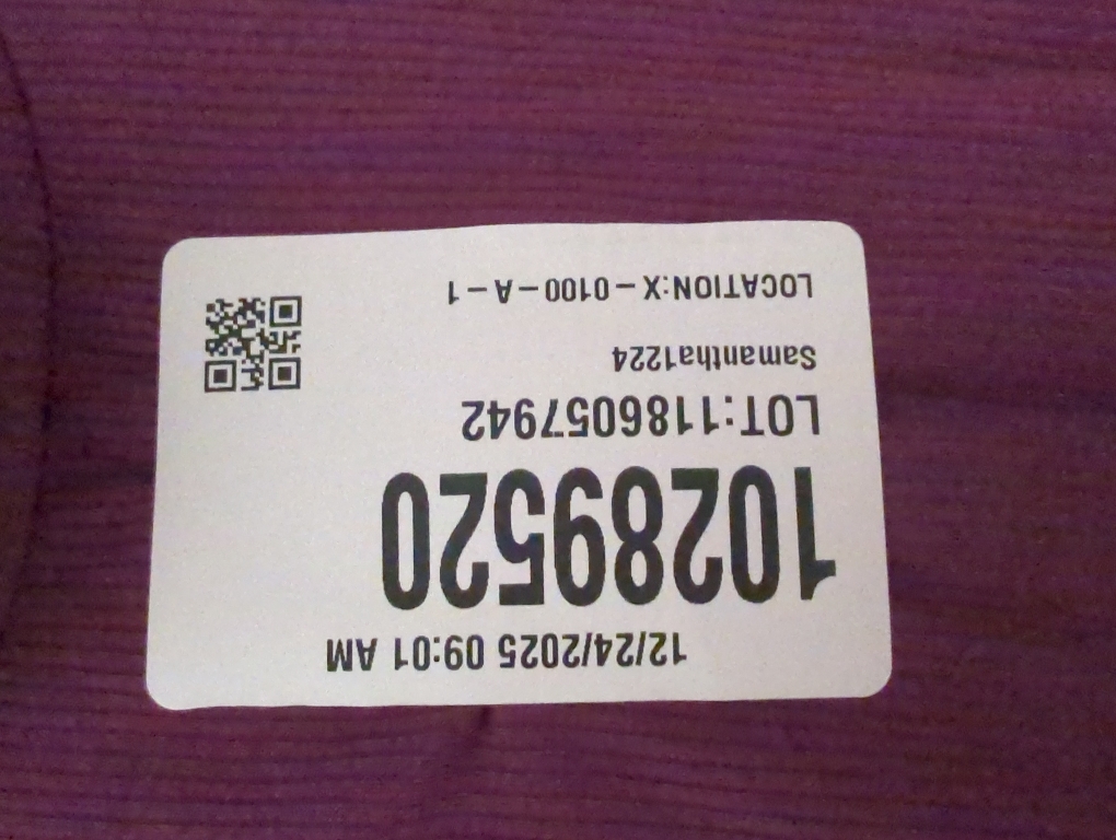 Size Large Active USA Long Sleeve Cropped Turtleneck, Pinot,