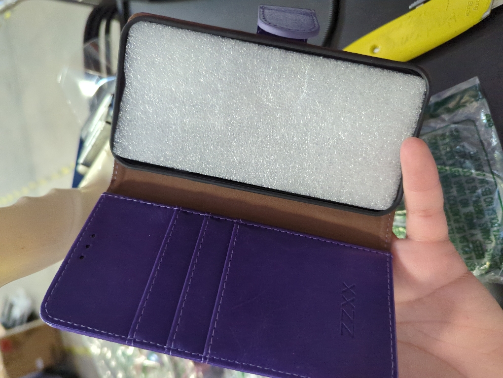 Bocasal for iPhone 11 Pro Max Wallet Case with Card Holder PU Leather Kickstand Shockproof Protective Wrist Strap Flip Cover for iPhone 11 Pro Max 6.5 inch (Purple)