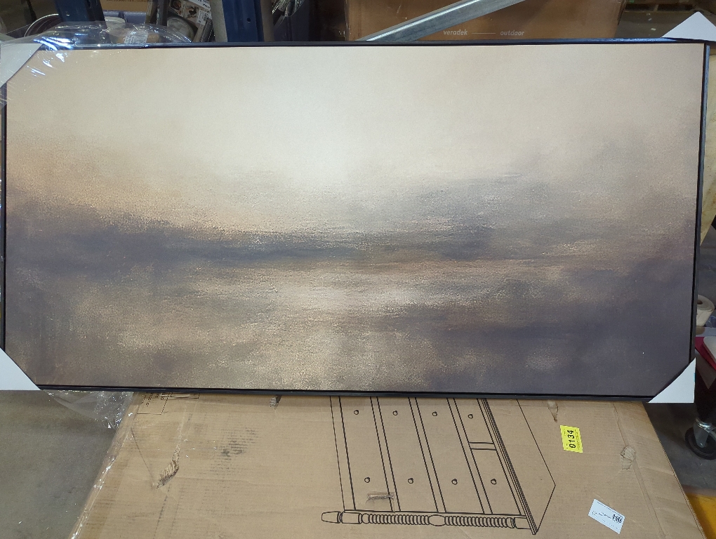 Large Picture Frame Sun Set On the Desert