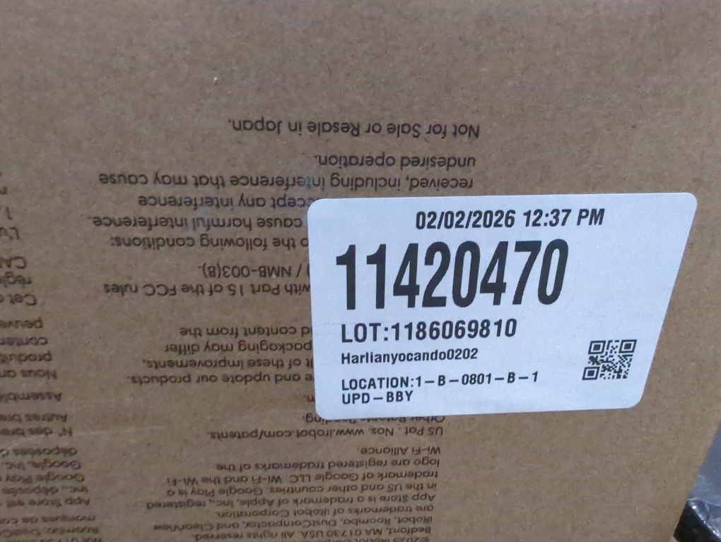Roomba 205 Vac DustCompactor Bagless 13.2 in. Robotic Vacuum   with Smart Navigation in Black
