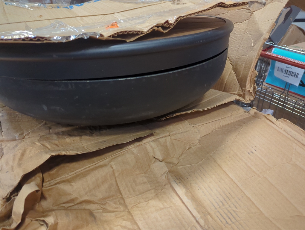 DENKOE Size Large  Round Fire Pit Table with Fire Pit Grill, Extra Thick, Heavy Duty Fire Bowl, Deep Outdoor Firepit, Wood Burning Firepits for Outside Patio, Backyard Fire Pits, Large BBQ Pit