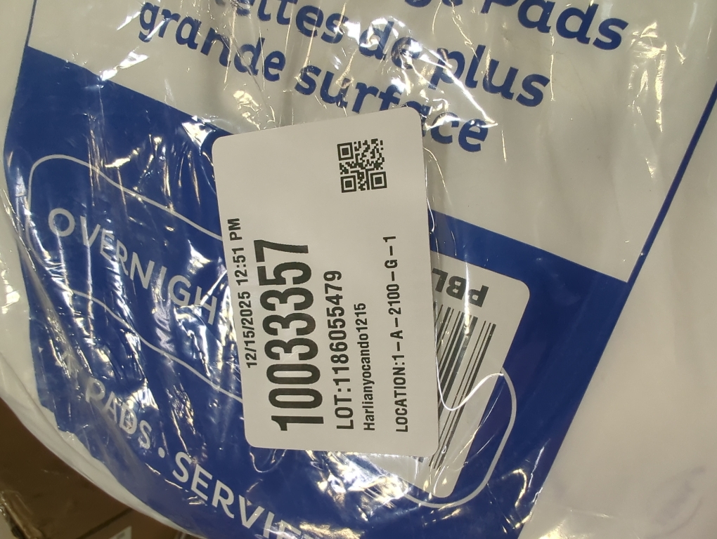 Size K TENA Sensitive Care Overnight Incontinence Underwear for Women, Bladder Control and Postpartum, 48 Count