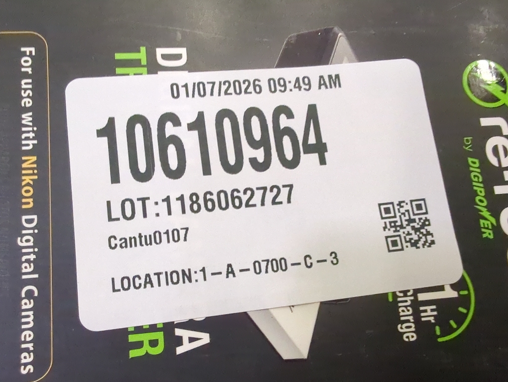 Digipower - Digital Camera Travel Charger for Nikon Batteries (EL5, EL8, EL10, EL11, EL12, EL19) - Black