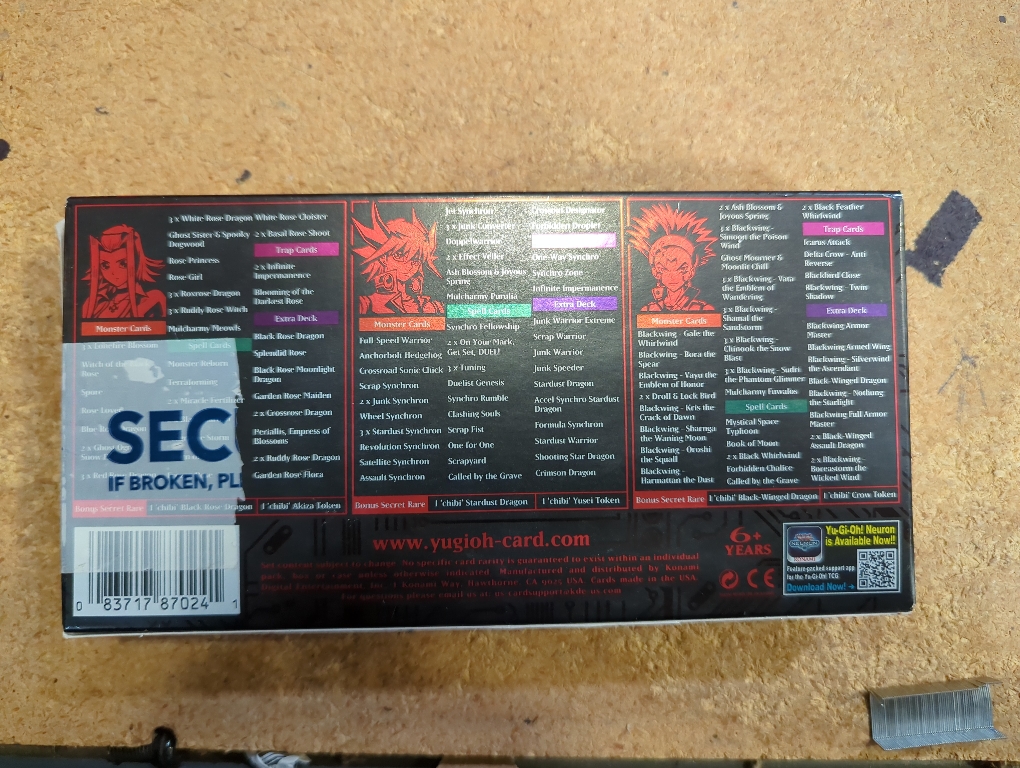 Yu-Gi-Oh! Legendary 5D's Deck Box English 1st Edition