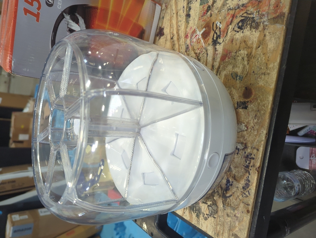 XIYAO 20Lbs large Grain dispenser 360°Rotating Rice Food Dispenser 6 Grids rice container rotatable Beans Containers Storage with Sealed lid for Peanut Barley Millet and Cereal