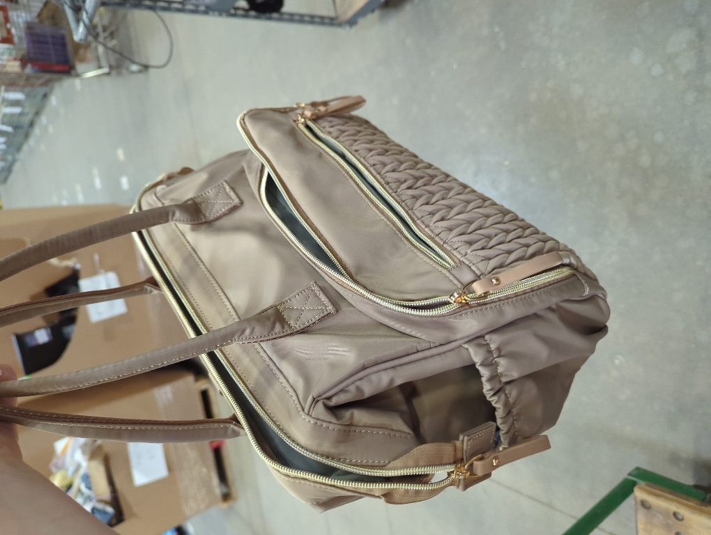 LORADI Large Diaper Bag Tote Backpack (Beige-1, Large-20L)