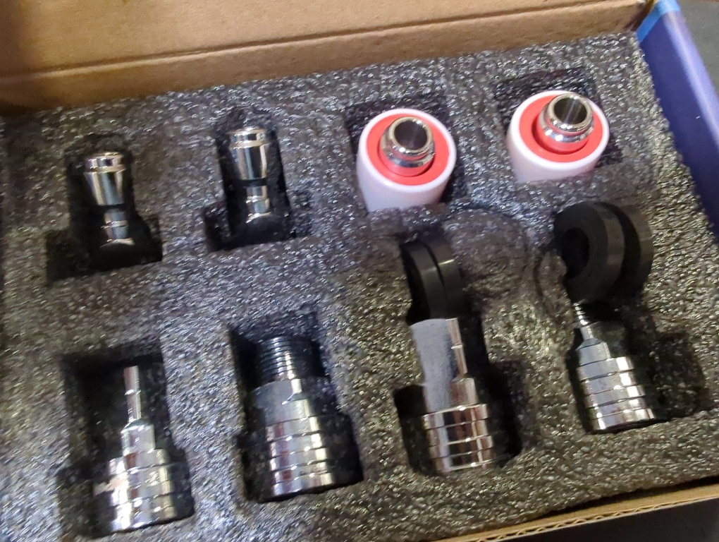 Pressure Washer Quick Connect Kit, 3/8 Male Female Quick Disconnect Kit for Power Washer, 3/8 Inch Hose Fittings Adapter Set, Stainless Steel, 8 Pcs