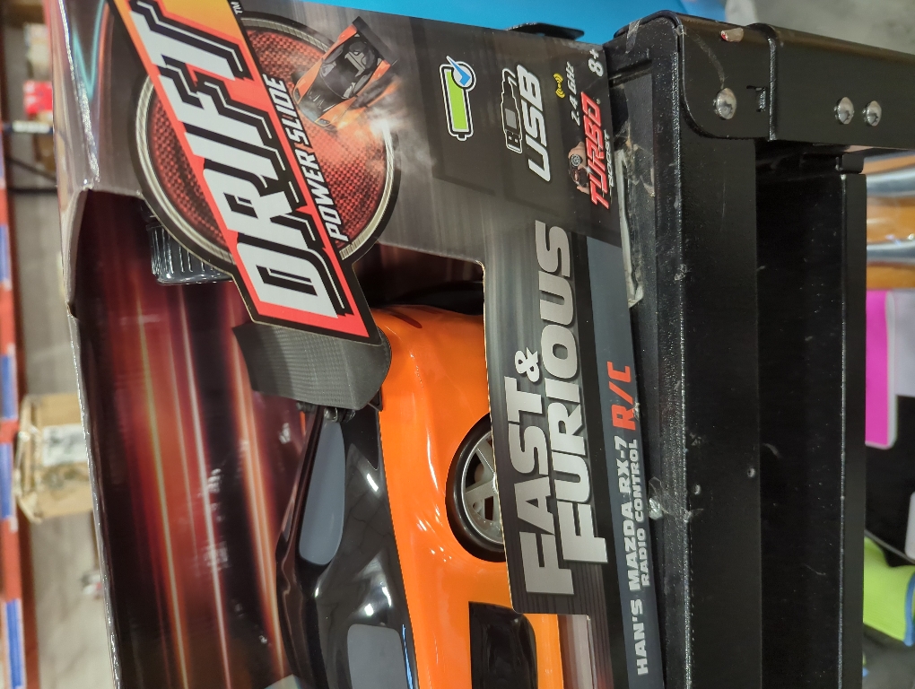 Jada Toys Fast & Furious Elite Drift RC 1993 Mazda RX-7 Remote Control Vehicle 1:10 Scale Orange