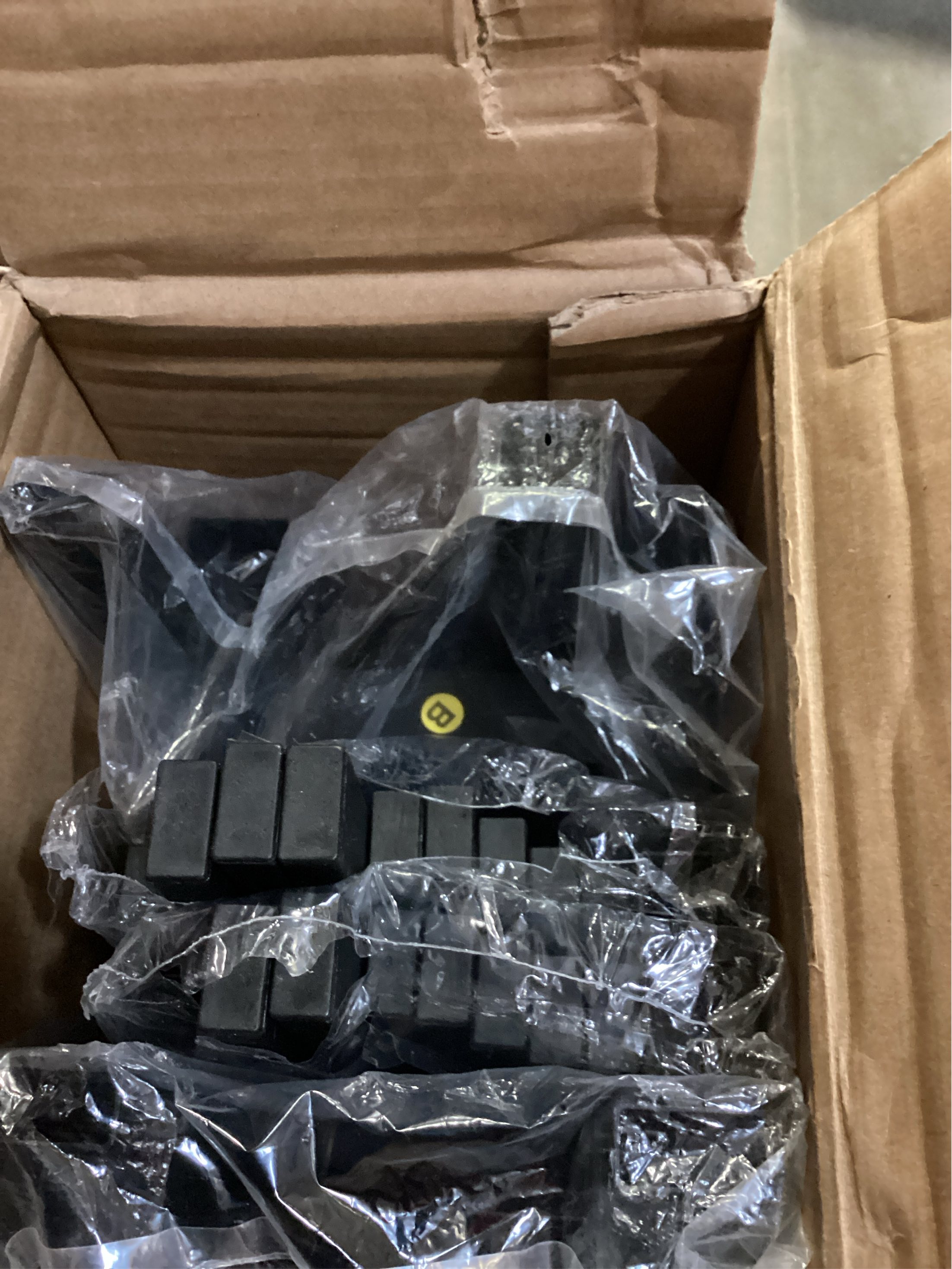 EMODA 5 Inch Box Spring Full Size Bed Base, 3000 LBS Heavy Duty Metal Mattress Foundation with Fabric Cover, Easy Assembly, Black