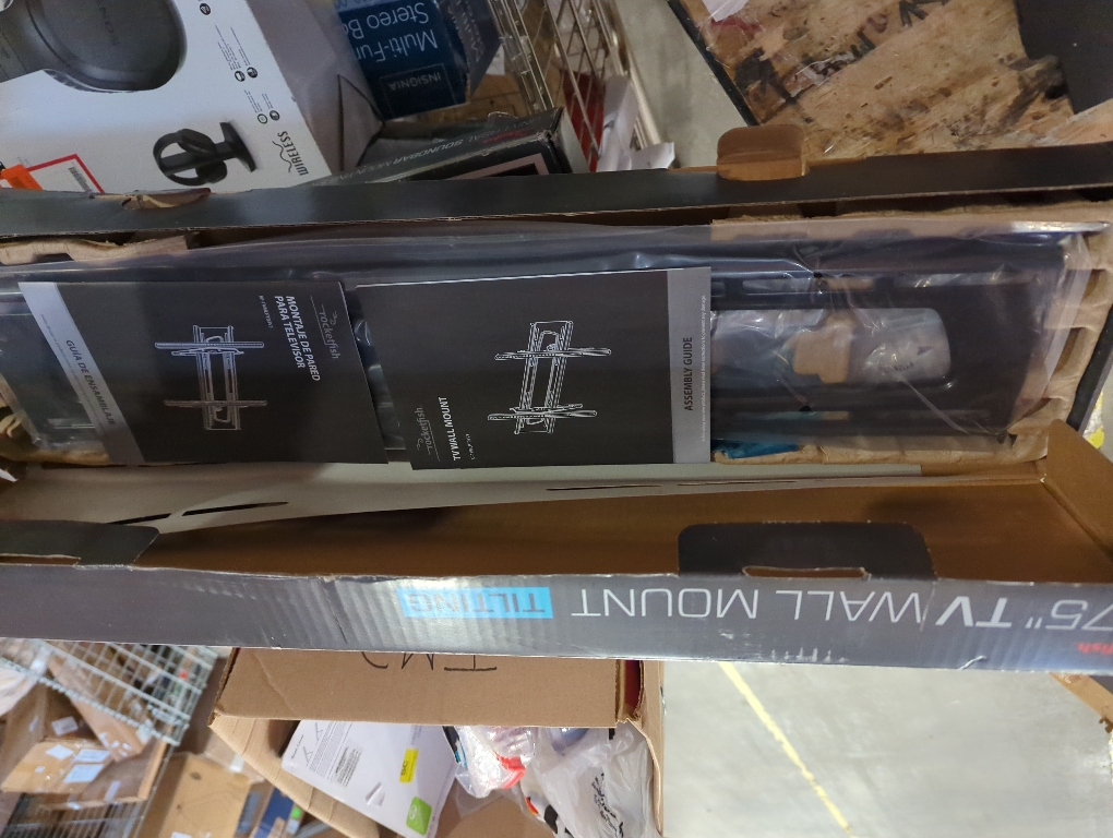 Rocketfish RF-TVMLPT03V3 - Mounting kit (wall mount) - tilt - for LCD TV - metal - black - screen size: 32-75 - mounting interface: up to 700 x 400 mm