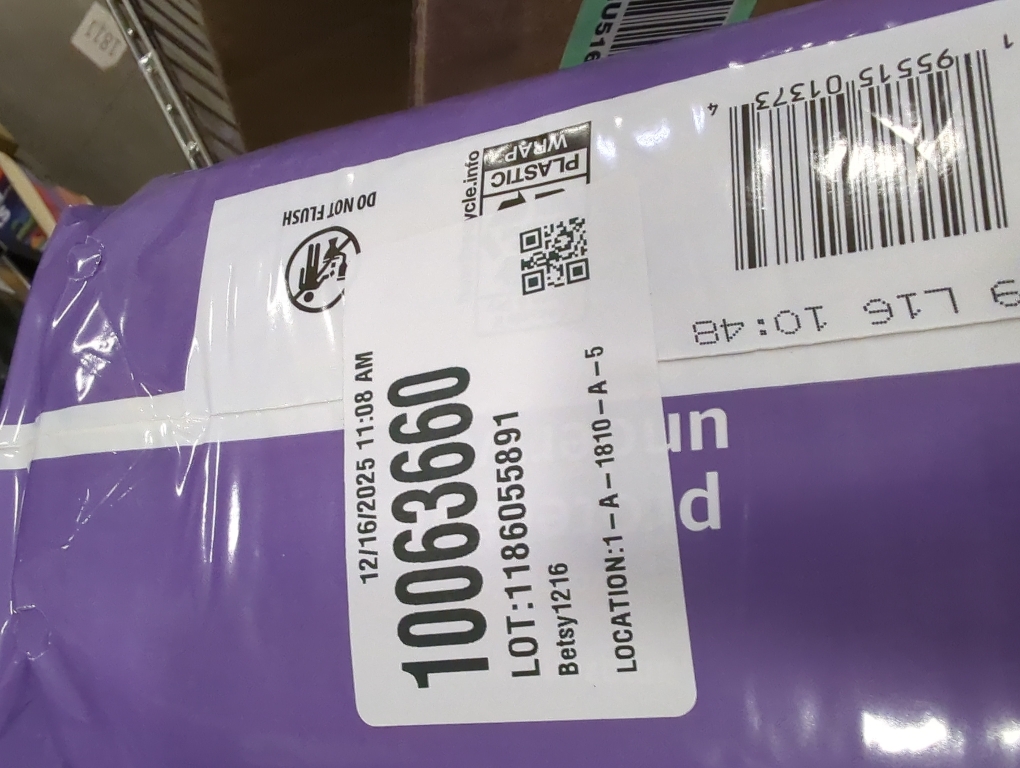 Amazon Basics Incontinence Underwear for Women, Protective, Disposable, Postpartum, Maximum Absorbency, XX-Large, Lavender, 14 Count