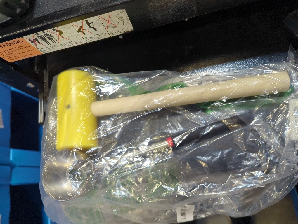 Coconut Opener Set for Young & Mature Coconuts by CoCoMaster |Coconut Tools for Meat Removal with Hammer & Stainless Steel Knife