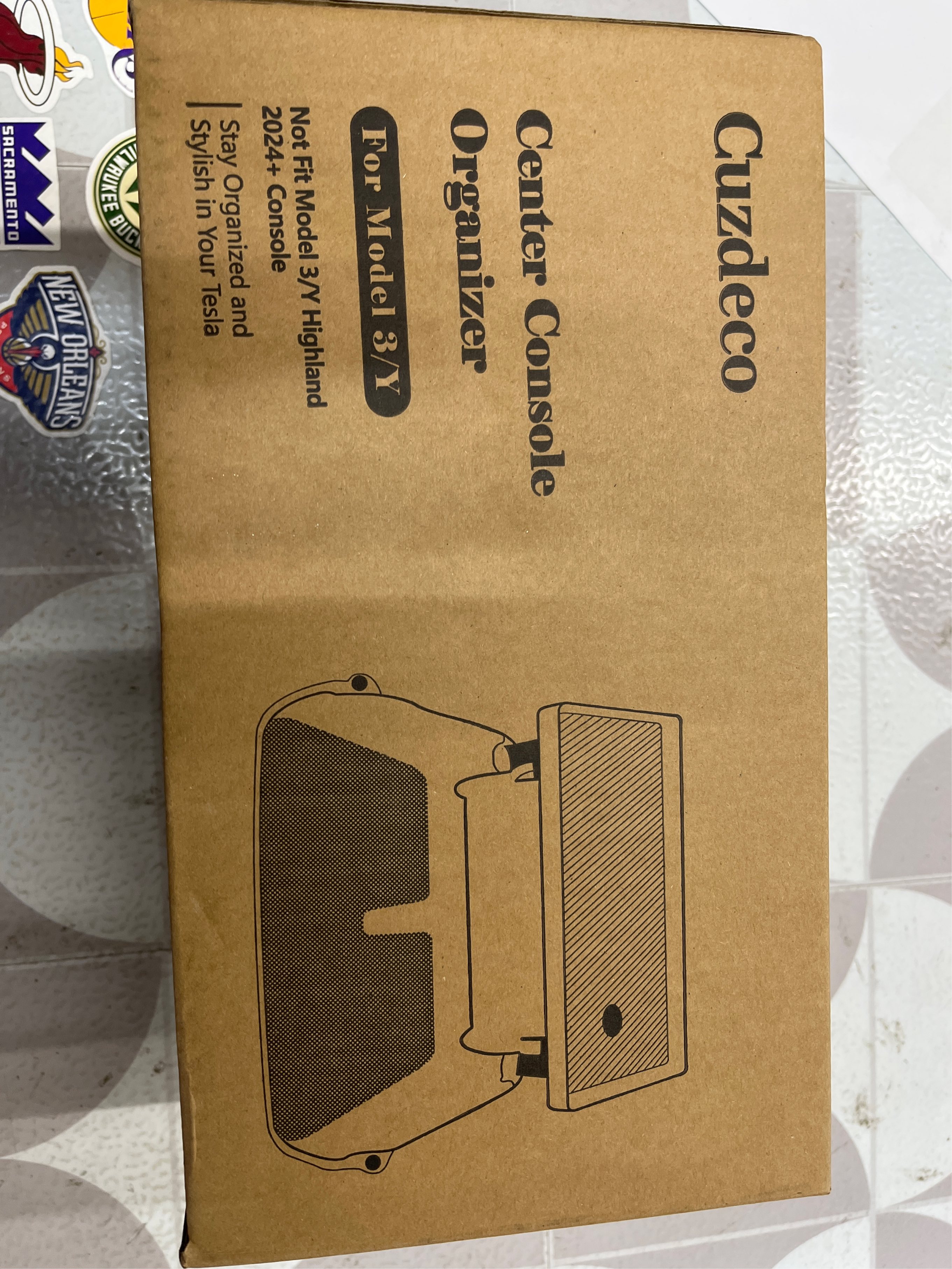 center console organizer